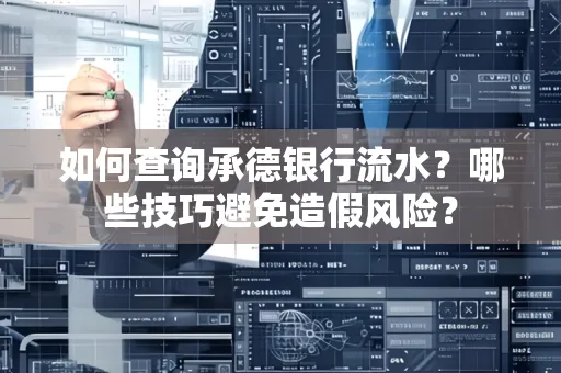 如何查询承德银行流水？哪些技巧避免造假风险？