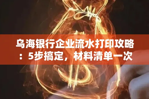 乌海银行企业流水打印攻略：5步搞定，材料清单一次备齐！